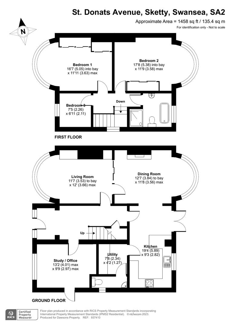 St Donats Avenue, Sketty, Swansea, £375,000 Dawsons Property